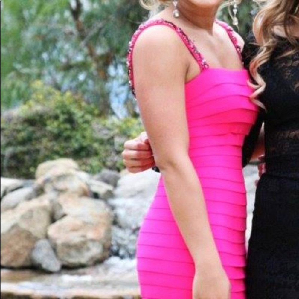 Beautiful pink cocktail dress